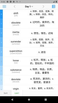 List背单词（3）